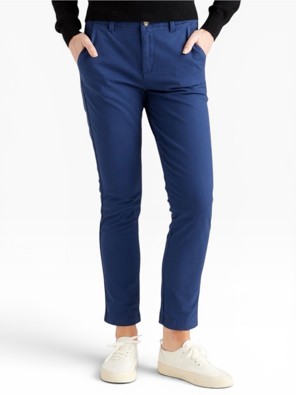 Quince Cotton Twill Girlfriend Chino Pants Olive Size 30